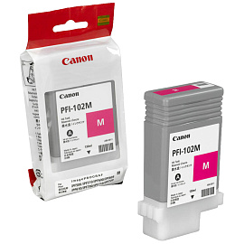 Картридж струйный Canon PFI-102M 0897B001 пурпурный оригинальный