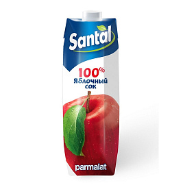 Сок Santal яблочный 1 л