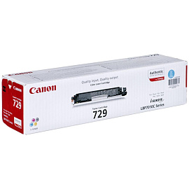 Картридж лазерный Canon 729 4369B002 голубой оригинальный