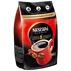 Кофе растворимый Nescafe Classic 750 г (пакет)