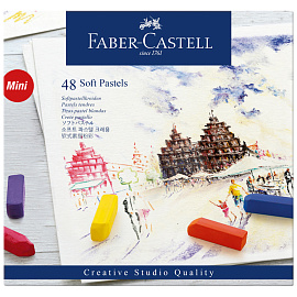 Пастель сухая Faber-Castell Soft pastels прямоугольная 48 цветов