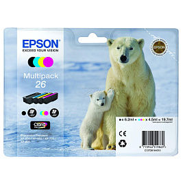 Набор картриджей Epson C13T26164010 цветной