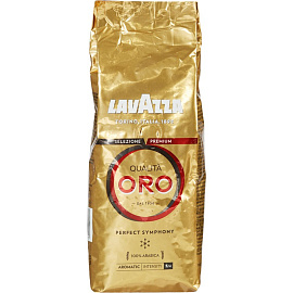 Кофе в зернах Lavazza Qualita Oro 100% арабика 250 г (пакет)