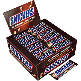 Шоколадный батончик Snickers 50.5 г