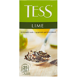 Чай зеленый Tess Lime 25 пакетиков