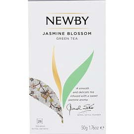 Чай зеленый Newby Jasmine Blossom 25 пакетиков