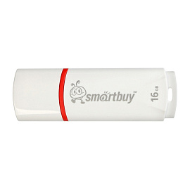 Флешка USB 2.0 16 ГБ Smartbuy Crown (SB16GBCRW-W)