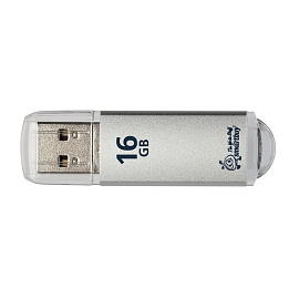 Флешка USB 2.0 16 ГБ Smartbuy V-Cut (SB16GBVC-S)