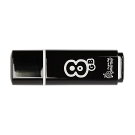 Флешка USB 2.0 8 ГБ Smartbuy Glossy Series (SB8GBGS-K)