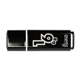 Флешка USB 2.0 16 ГБ Smartbuy Glossy Series (SB16GBGS-K)