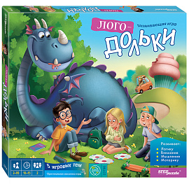 Развивающая игра из дерева Step Puzzle "Логодольки