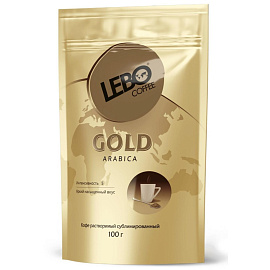 Кофе растворимый Lebo Gold 100 г (пакет)