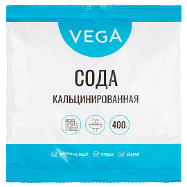 Сода кальцинированная, Vega, 400г, полиэтиленовый пакет