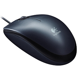 Мышь проводная Logitech M90 черная (910-001794/910-001793)