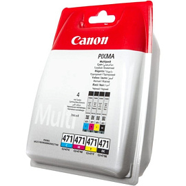 Набор картриджей Canon CLI-471 0401C004 цветной