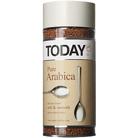 Кофе растворимый Today Pure Arabica 95 г (стеклянная банка)