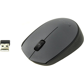 Мышь беспроводная Logitech M170 серая (910-004642)