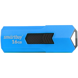 Флеш-диск 16 GB SMARTBUY Stream USB 2.0, синий, SB16GBST-B