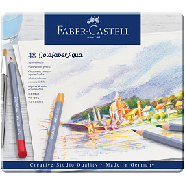 Карандаши акварельные Faber-Castell Goldfaber Aqua 48 цветов