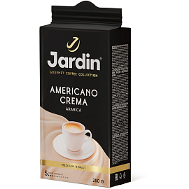 Кофе молотый Jardin Americano Crema 250 г (вакуумная упаковка)