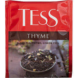 Чай черный Tess Thyme 100 пакетиков (чабрец)