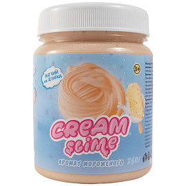 Слайм (лизун) "Cream-Slime", с ароматом пломбира, 250 г, SLIMER, SF02-I