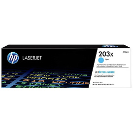 Картридж лазерный HP 203X CF541X голубой оригинальный повышенной емкости