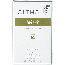 Чай зеленый Althaus Bio Sencha Select 20 пакетиков