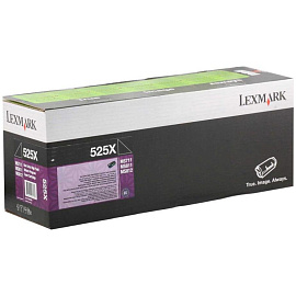 Картридж лазерный Lexmark 52D5X0E черный оригинальный повышенной емкости