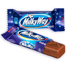 Шоколадные батончики Milky Way мини 1 кг