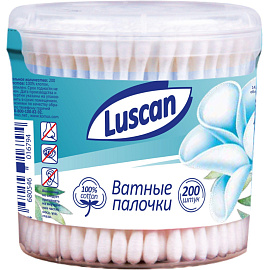 Палочки ватные Luscan 200 штук