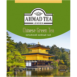 Чай зеленый Ahmad Tea Chinese Green Tea 100 пакетиков