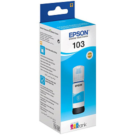 Чернила Epson 103 C13T00S24A голубые оригинальные