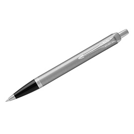 Ручка шариковая Parker IM Stainless Steel цвет чернил синий цвет корпуса серебристый (артикул производителя 2143631)