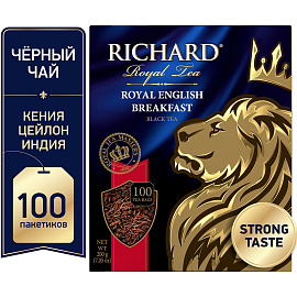 Чай Richard Royal English Breakfast черный 100 пакетиков