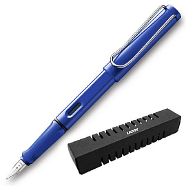 Ручка перьевая Lamy Safari цвет чернил синий цвет корпуса синий