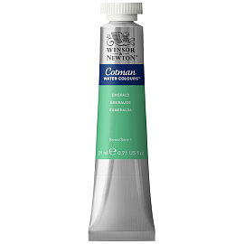 Акварель художественная Winsor&Newton "Cotman", 21мл, туба, изумрудный