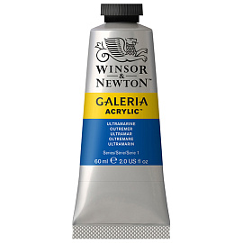 Краска акриловая художественная Winsor&Newton "Galeria", 60мл, туба, ультрамарин