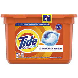 Капсулы для стирки Tide 450 г (15 капсул в упаковке, отдушка в ассортименте)