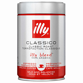 Кофе молотый Illy medium 250 г (жестяная банка)