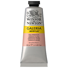 Краска акриловая художественная Winsor&Newton "Galeria", 60мл, туба, бледно-терракотовый