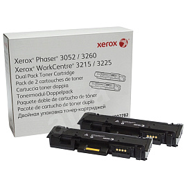 Картридж лазерный Xerox 106R02782 черный оригинальный (двойная упаковка)