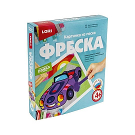 Фреска из песка Lori Машинка