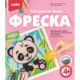 Фреска из песка Lori Мишка панда