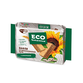 Вафли Eco Botanica из цельносмолотой муки с семечками 145 г