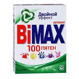 Порошок стиральный автомат BiMax 100 пятен 400 г