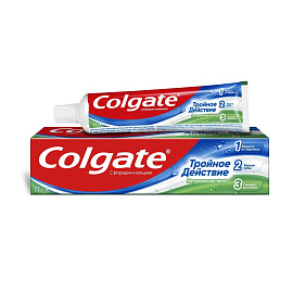 Зубная паста Colgate Тройное действие Натуральная мята 50 мл