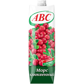 Морс АВС клюквенный 1 л