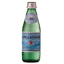 Вода минеральная S.Pellegrino газированная 0.25 л