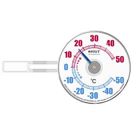 Термометр RST 02095 прозрачный для улицы биметаллический на липучке